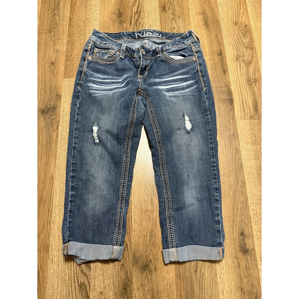 Rue21 Jeans, Women's Size 5/6, Blue, Denim, Curvy, Capris, Cuffed Hem
